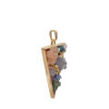 China Supplier Gold Color Triangle Chip Crystal Fang Pendant for Women Accessories